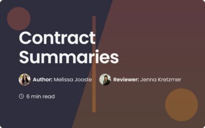 Contract Summaries: A Manager’s Guide to Legal Briefing