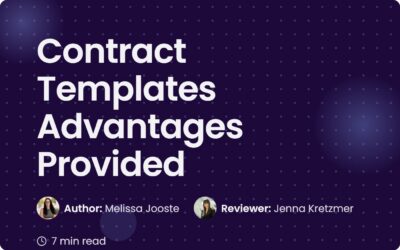 Contract Templates Advantages Provided | Contract Corridor
