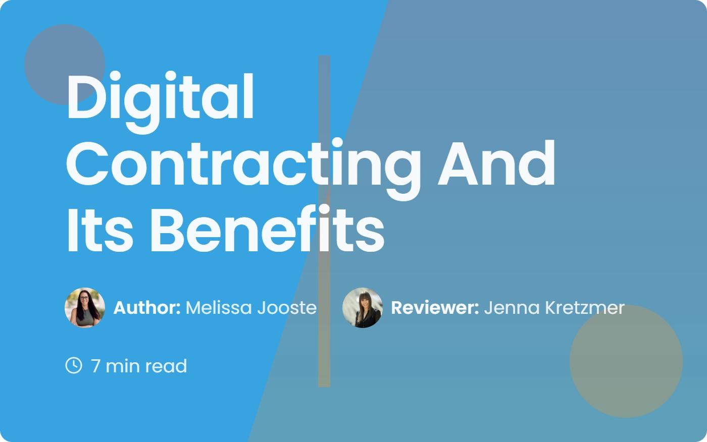 Digital Contracting And Its Benefits: A Modern Guide