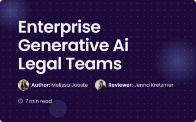 Guide to Enterprise Generative AI Legal Teams