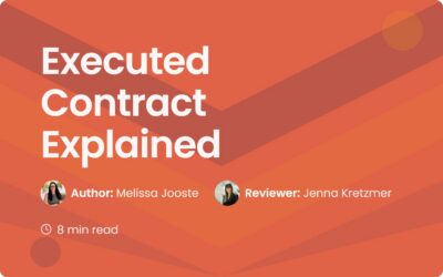 Executed Contract Meaning & Legal Definition Guide