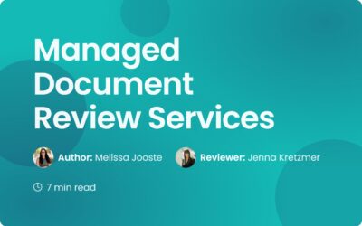Managed Document Review Services | Efficiency with AI