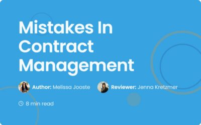 Mistakes In Contract Management: How to Avoid Costly Risks