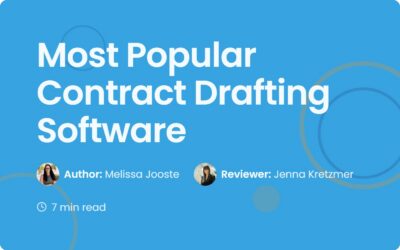 Popular Contract Drafting Software for Legal Departments