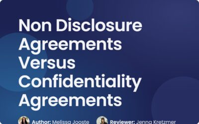 Non Disclosure Agreements Ndas vs Confidentiality Agreements