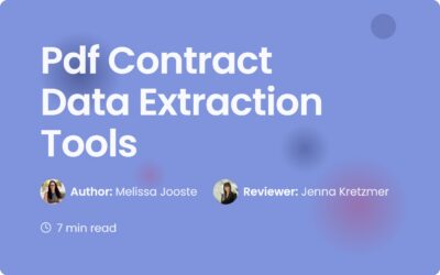 Pdf Contract Data Extraction Tools | Automation Guide