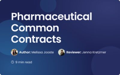 Common Contracts Pharmaceutical Contract Manufacturing Guide