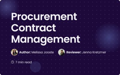 Procurement Contract Management: Best Practices & Guide