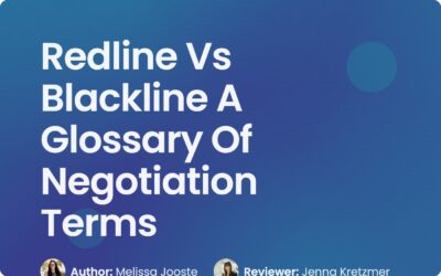 Blackline vs Redline: A Glossary of Negotiation Terms