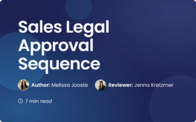 Mastering the Sales Legal Approval Sequence | Contract Corridor