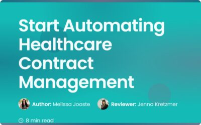 Start Automating Healthcare Contract Management Quickly