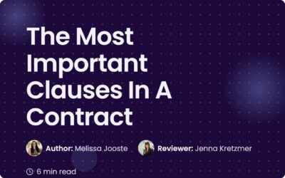 The Most Important Clauses In A Contract | Key Business Terms