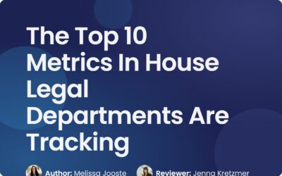 Top 10 Legal Department Metrics for In-House Teams