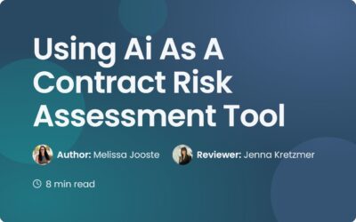 Using Ai as a Contract Risk Assessment Tool Guide