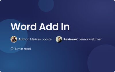 Word Add In: Improve Your Contract Drafting Speed