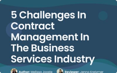 5 Challenges In Contract Management In Business Services