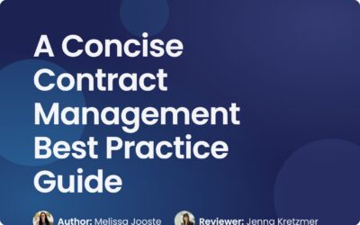 A Concise Contract Management Best Practice Guide