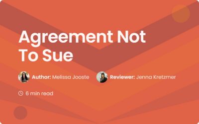 Agreement Not To Sue | Protect Your Business
