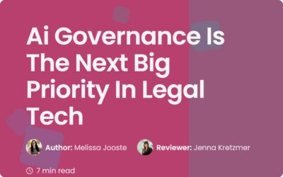AI Governance in Legal Tech: A Guide for CLM Teams