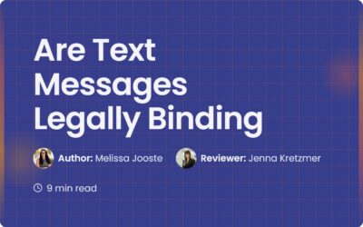 Are Text Messages Legally Binding? Business Guide