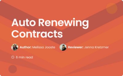 Auto Renewing Contractsnew: How to Manage Renewals