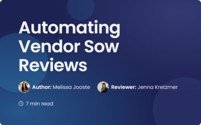Automating Vendor Sow Reviews | Strategy & Tools