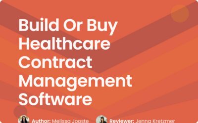 Build Or Buy Healthcare Contract Management Software