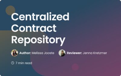Guide to Centralized Contract Repository Solutions
