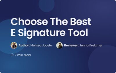 Choose The Best E Signature Tool | Contract Corridor
