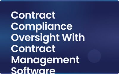 Contract Compliance Oversight Strategies & Software