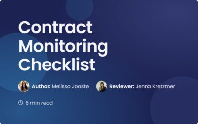Contract Monitoring Checklist: A Practical Guide