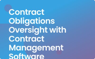 Contract Obligations Oversight With Software Guide