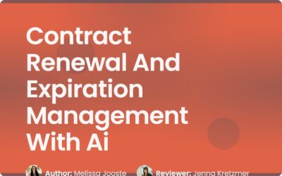 Contract Renewal And Expiration Management With Ai Guide