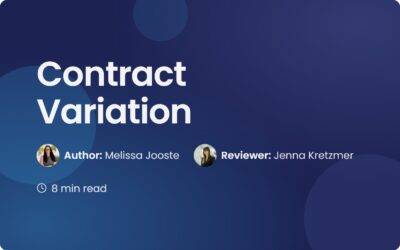 Contract Variation: A Guide for Managers