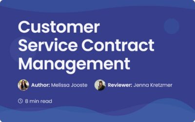 Customer Service Contract Management: A Simplified Guide