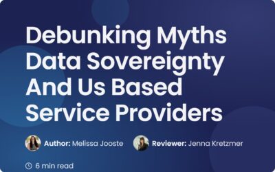 Debunking Data Sovereignty Myths for U.S. Providers