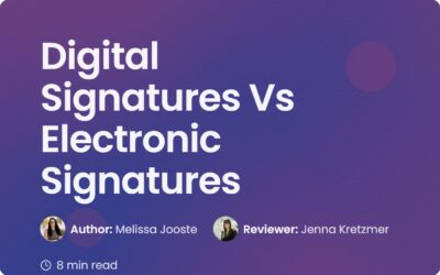 Digital Signatures Vs Electronic Signatures: Key Differences