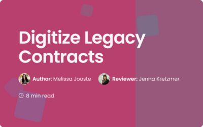 Digitize Legacy Contracts: A Guide for Legal Teams