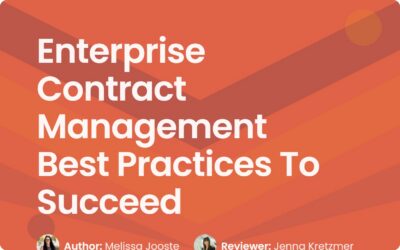 Enterprise Contract Management Best Practices for Success