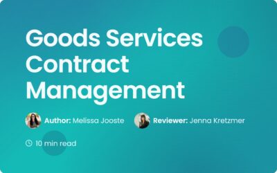 Goods Services Contract Management | Contract Corridor