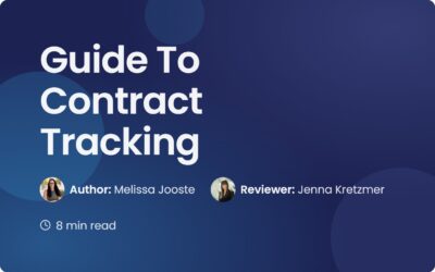 Guide To Contract Tracking: Best Practices & Tools