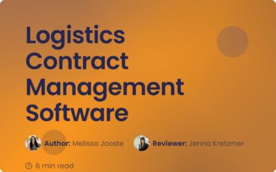 Logistics Contract Management Software | Best Practices