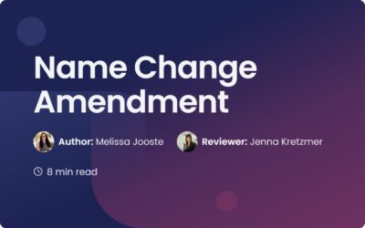 How to Draft a Name Change Amendment | Contract Corridor