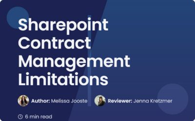 Sharepoint Contract Management Limitations & Risks