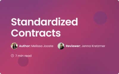 Standardized Contracts: A Guide to Faster Filing
