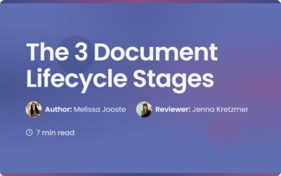 The 3 Document Lifecycle Stages: Complete Guide
