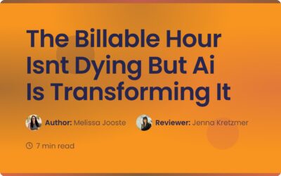 The Billable Hour Isnt Dying But Ai Is Transforming It