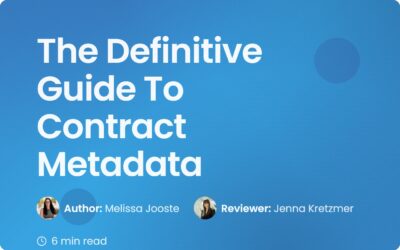The Definitive Guide To Contract Metadata