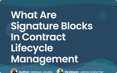 What Are Signature Blocks in CLM? | Contract Corridor