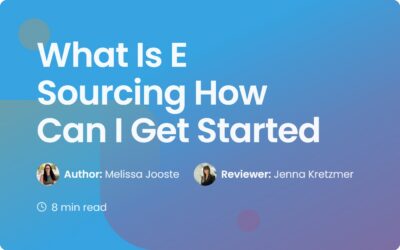 What Is E Sourcing? A Guide to Digital Procurement